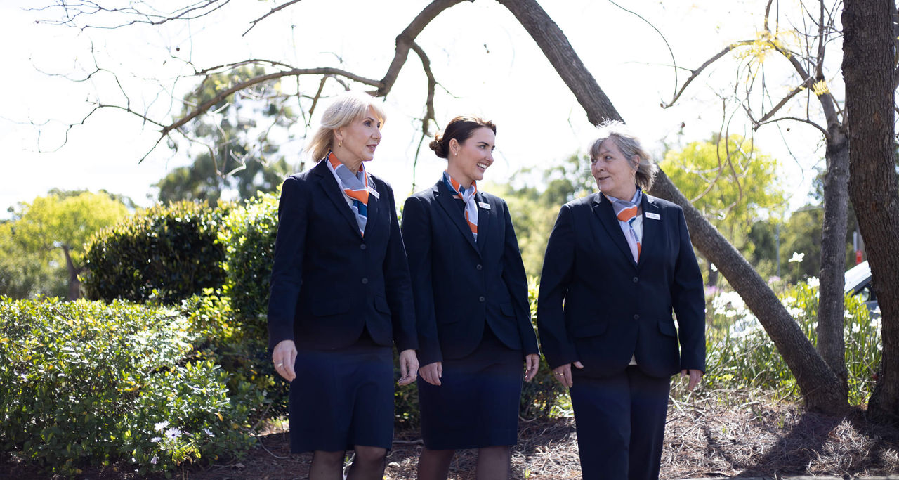 team of funeral arrangers